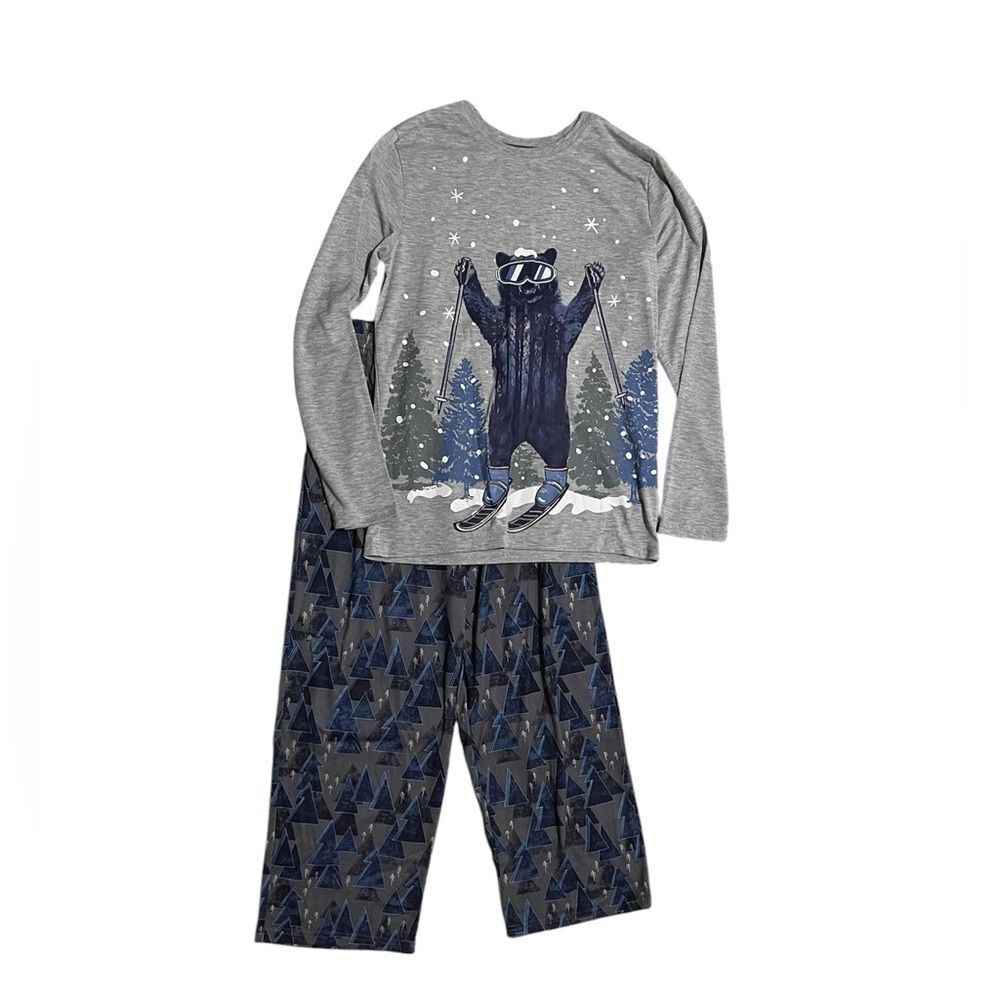 Cat & Jack Youth Boy 2 piece Long Sleeve Pajama Set Sz M (8-10)